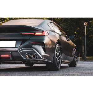 Gonne laterali in fibra di carbonio a secco grembiuli per <span class=keywords><strong>BMW</strong></span> serie 8 G14 <span class=keywords><strong>G15</strong></span> G16 840i 2019 2020 paraurti laterale accessori per auto - Product Image 2