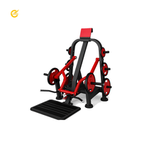 Machine de musculation commerciale rouge multi-prise GA85 à charge par plaques pour l'entraînement des jambes en salle de sport