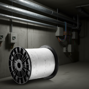 Cinta de poliéster para tracción de 3/4 pulgadas x 318 pies, capacidad de tensión de 2500 libras, cincha impresa para la tracción de cables en conductos - Product Image 2