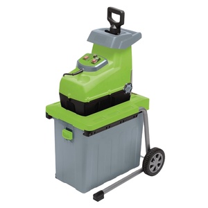 2800W 유선 전기 조용한 정원 나무 치퍼 분쇄기 분쇄기 - Product Image 1