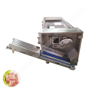 Mesin pemotong daging kubus, mesin pengolahan daging babi blok keju