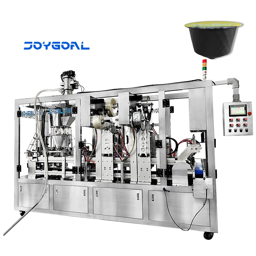 Machine de remplissage scelleuse de capsules de café Dolce Gusto compatible avec étanchéité intérieure
