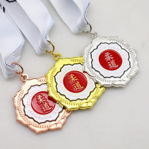 Medaglia Sportiva Internazionale Personalizzata in Metallo Smaltato per Kung Fu, Taekwondo, Jiu Jitsu, Judo, Karate - Product Image 6