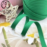Tissu à coudre en sangle de polyester de ruban à chevrons élastique de 10mm tissé de couleur personnalisée en gros