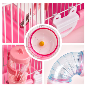 Ventes chaudes - Cage à hamster multifonctionnelle à double étage - Product Image 5