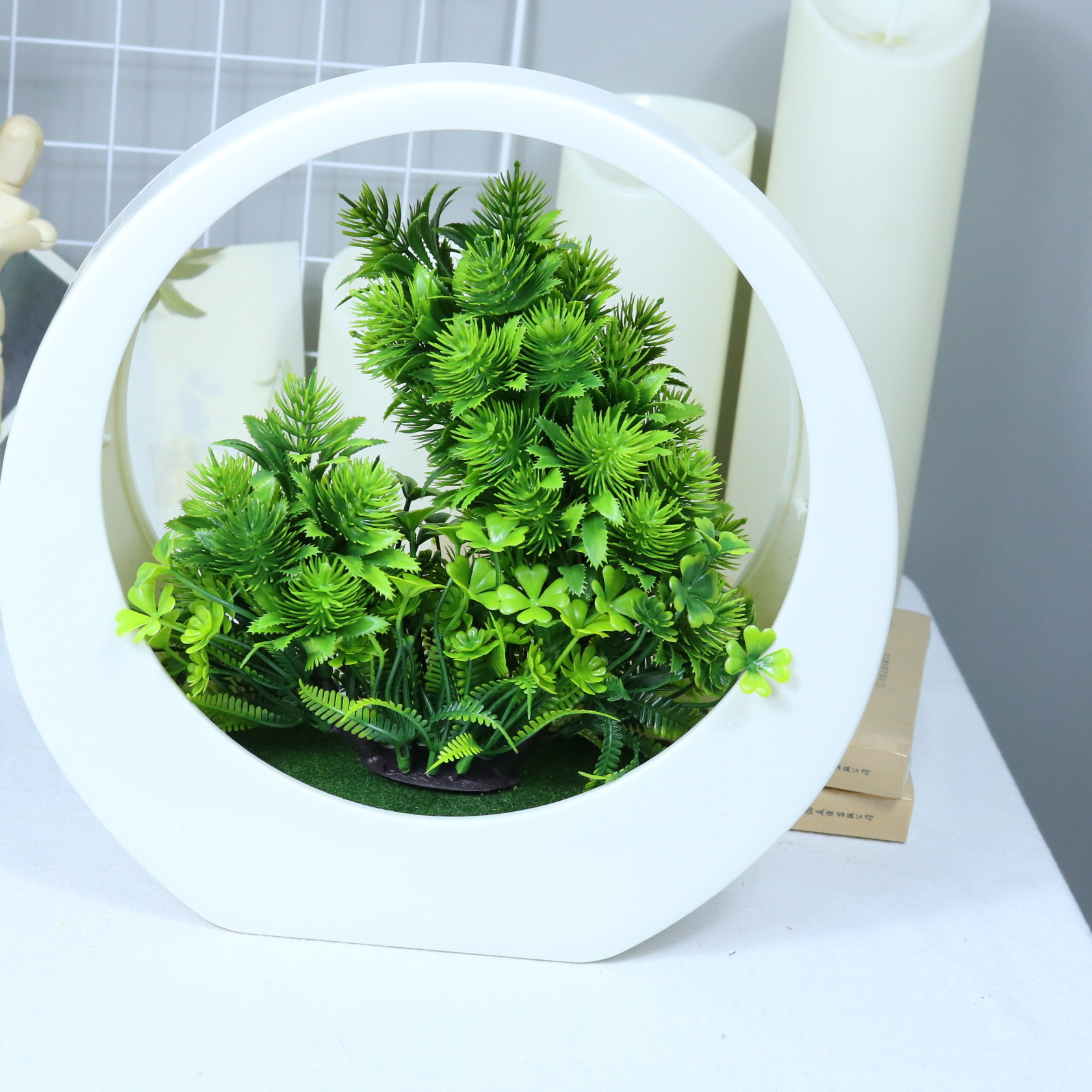 6- Green pine needles