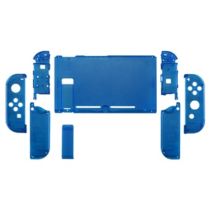 Coque de remplacement transparente bleue EXtremeRate DIY, boîtier complet personnalisé pour la réparation de la Nintendo Switch, accessoires - Product Image 1