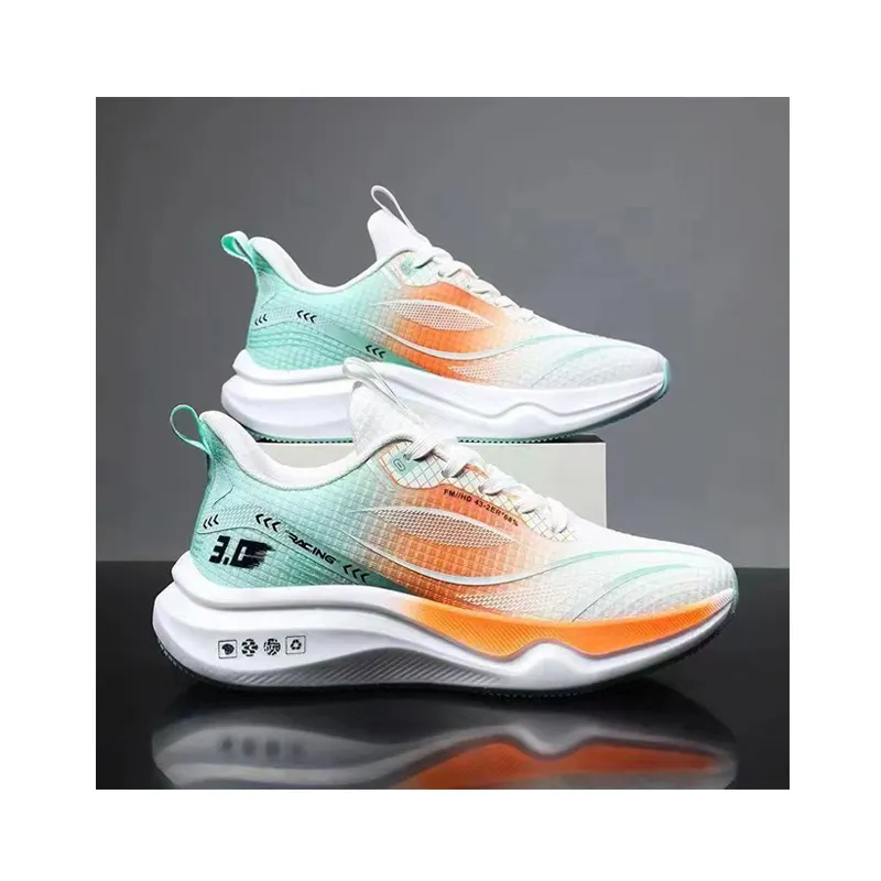 Explosive colorful ice silk screen sports shoes 2024 new men's fashion shoes all basketball walking running casual shoes