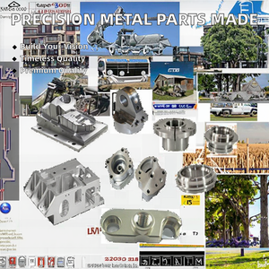 قطع غيار عالية الجودة من الفولاذ المقاوم للصدأ والألومنيوم للمعدات الصناعية، تصنيع بالتحكم الرقمي بالحاسوب، حفر وتجويف دقيق حسب الطلب - Product Image 2
