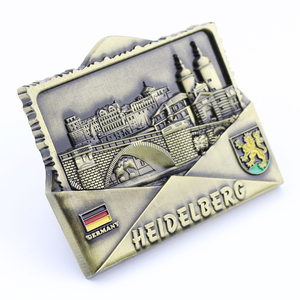 Магнит на холодильник из цинкового сплава с индивидуальным дизайном, сувенир из Франкфурта, Германия - Product Image 2