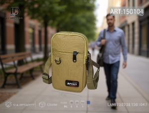 Borsa a tracolla da uomo in nylon con cinturino per telefono, per uso esterno - Product Image 2