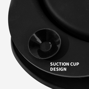 Gamelle double pliable écologique pour chien et chat, anti-déversement, en silicone étanche, à alimentation lente, en acier inoxydable, motif animalier - Product Image 6