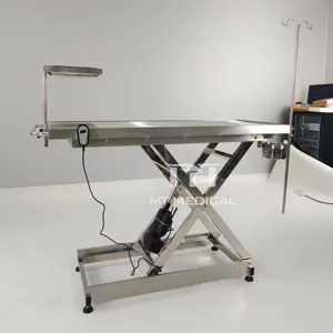 MT Medical Veterinary Equipment 304 Stainless Steel Animal Vet Surgical Operating Table For Vet Clinic Hospital