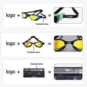 Máscara de Buceo con Marco Grande Personalizable con Logotipo, Antivaho, Impermeable, Lente Única de Vidrio Templado Transparente, Correa de Silicona, Accesorios de Natación - Product Image 3