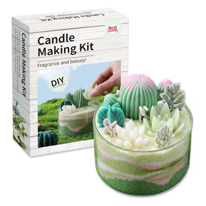 Kit <span class=keywords><strong>de</strong></span> Fabricación <span class=keywords><strong>de</strong></span> Velas Personalizadas OEM ODM, Mini Cactus Bonsái, Kit <span class=keywords><strong>de</strong></span> Bricolaje <span class=keywords><strong>para</strong></span> Hacer Velas, Decoración y Aromatización del Hogar - Product Image 2