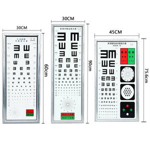 Caja de luz LED para tabla optométrica de 5m x 2.5m, marco de aluminio multifuncional con guía de luz transparente para examen ocular - Product Image 1