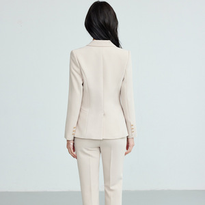 Women's Professional Suit Set Full Sleeve Worsted Anti-Wrinkle Office Lady Autumn Formal Wear - Product Image 4