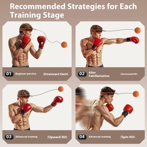 Wosweir Đào Tạo Tập Thể Dục Tốc Độ Bóng Cho Người Lớn Trẻ Em Chiến Đấu Giải Nén Đào Tạo Mịn PU Tạo Bọt Ma Thuật Phản ứng Bóng - Product Image 5