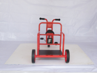 Toda la venta del precio de fábrica de tres ruedas de metal triciclo bicicleta con transporte