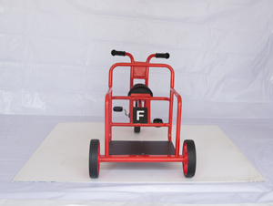 Toda la venta del precio de fábrica de tres ruedas de metal triciclo bicicleta con transporte - Product Image 2