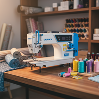 Machine à Coudre Industrielle JUKKY Haute Qualité, Vente Flash, Entraînement Direct, Point Noué, Grande Vitesse pour l'Industrie