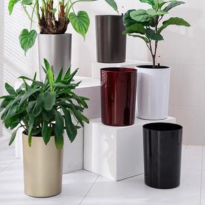 Macetas y jardineras con forma <span class=keywords><strong>de</strong></span> planta verde grande para interiores <span class=keywords><strong>de</strong></span> diseño moderno, <span class=keywords><strong>precio</strong></span> barato al por mayor, jardineras decorativas para jardín con pintura - Product Image 3