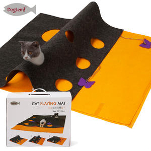 All'ingrosso nascondi e cerca tappetino fai da te attività Pet Scratching Mat Burrow coperta Cat Training Tunnel - Product Image 2