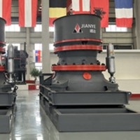 Trituradora de Cono Hidráulica de Un Solo Cilindro HST con Caja de Engranajes Controlada por PLC para Procesamiento de Mineral, Estable y Consistente en Roca Dura