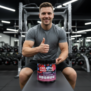 Gummies de créatine monohydrate OEM, gummies pré-entraînement, complément pour développer les muscles, améliore la croissance musculaire, boost d'énergie, L-Taurine - Product Image 5