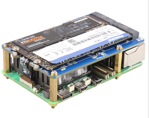 MPS2280D Raspberry <span class=keywords><strong>Pi</strong></span> 5 dédié PCIe PCIE double NVME SSD HAT prend en charge la carte de développement du système de démarrage SSD - Product Image 4
