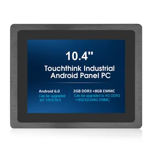 Touchthink oem 10インチAndroid OS 16GB 32GB ROM 2GB RAMタッチスクリーン3G4G産業用AndroidパネルPC (カメラバッテリーなし)