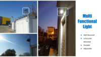 Nouvelle lampe solaire LED 7 W 900LM avec capteur PIR, lampe solaire extérieure, IP65, étanche, applique murale, alimentée par énergie solaire, batterie amovible, CE EMC