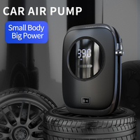 Fast Inflation 25 Cylinders 12V Tyre Inflator With Digital Pressure Gauge Emergency LED Lighting Car Tire Inflatable Pump
