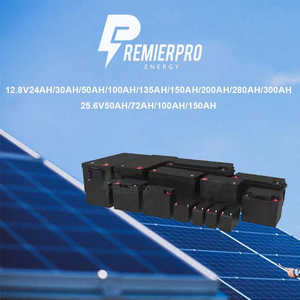 Venta al por Mayor de Baterías de Iones de Litio LiFePo4 de Ciclo Profundo de 12V 50AH 100Ah 200Ah 400Ah IP65 Resistentes al Agua, Paquete Solar OEM/ODM - Product Image 1
