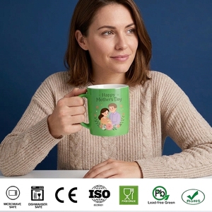 <span class=keywords><strong>Mug</strong></span> en céramique <span class=keywords><strong>personnalisé</strong></span> à grande capacité, cadeau <span class=keywords><strong>personnalisé</strong></span> pour maman, vaisselle en porcelaine - Product Image 4