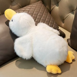 Peluche lestée Niuniu Daddy Canard Jaune 20 pouces 3,3 lb, rembourrage en nanoparticules de polyester, coussin corporel lourd apaisant, coussin sensoriel pour genoux - Product Image 5