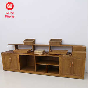 Comptoir de bar minimaliste de haute qualité G ONE personnalisé, durable, moderne, avec éclairage LED en verre, étanche, écologique, vitrine - Product Image 5