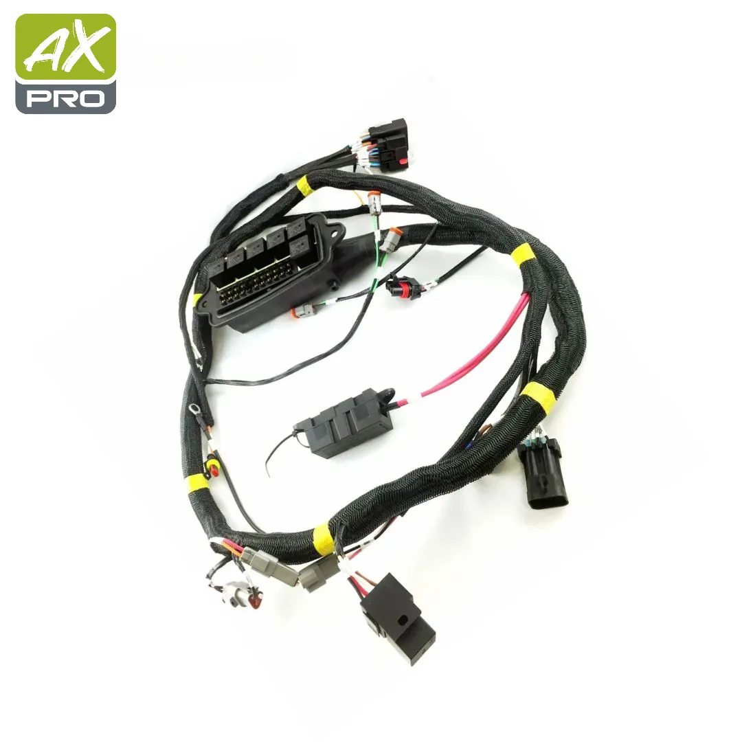 Customized Shielded Cable Auto Accessories Male Female Connector Wire Harness for Automatic Robot E-Bike Cable Assembly