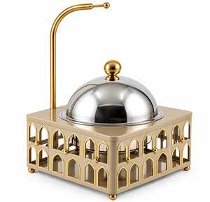 <b>Roll</b> Top Stainless Steel Chafing Dish with Convenient Lid Opening for Hotels Restaurants <b>Banquet</b> Halls and Catering Professional - Product Image 4