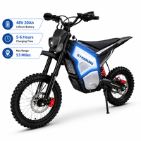 Premium SYKERUNS X5 Electric Off Road Motorcycle for Motocross Trail Adventure and Technical Terrain with 48V20Ah Battery
