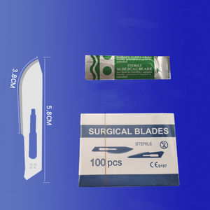 डिस्पोजेबल सर्जिकल स्केलपेल स्टेल चिकित्सा उपयोग स्टेनलेस स्टील चाकू ब्लेड - Product Image 4
