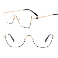 Chine Gros Personnalisé Lunettes De vue De Mode En Métal Cadre Optique Lunettes Pour Femmes