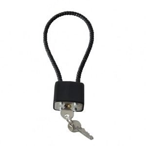 กุญแจล็อค WEKIS สแตนเลสทรงกระบอก พร้อมสายเคเบิลเหล็กหุ้มเกราะ ป้องกันการโจรกรรม  แบบรหัสผสม  ระบบสแกนลายนิ้วมืออัจฉริยะ ขนาด 60 มม. ไม่ต้องใช้กุญแจ - Product Image 3
