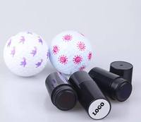 Accessoires de Golf personnalisés, tampon de balle de Golf à coque en plastique multicolore