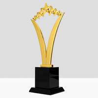 Globe de remise de prix aux étoiles, sur mesure, décorations amusantes, à faire soi-même, cérémonie, gobelets en cristal métallique