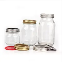 Pickle de vidro quente, máscara de vidro de 4oz/5oz/8oz/16oz/32oz de grau alimentar