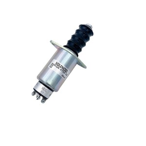 Vanne solénoïde SA-4752-12 DC 12V pour arrêt du moteur diesel, pièces d'excavatrice Cummins - Product Image 1
