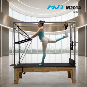 Table de Pilates Cadillac Trapeze professionnelle, équipement de gym, équipement de fitness MND M201A (3), équipement d'entraînement Pilates <span class=keywords><strong>pour</strong></span> entraînement personnel - Product Image 1