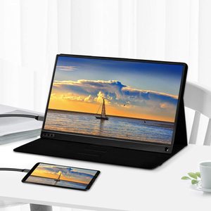 Monitor HD con Menú OSD Multi Idioma para Laptop y Teléfono Inteligente, Monitor Portátil de 17.1 Pulgadas - Product Image 5