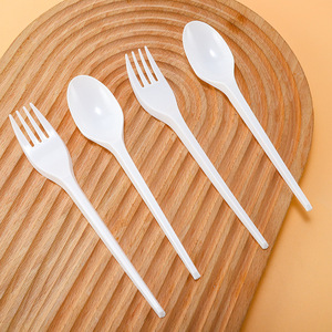 Dùng Một Lần Dao Kéo Đặt Nhựa Dao Muỗng Nĩa Khăn Ăn Muối & Hạt Tiêu Đường Thiết Lập Biểu Tượng Tùy Chỉnh Túi Giấy Nhà Hàng Hãng Hàng Không Thiết Lập - Product Image 4